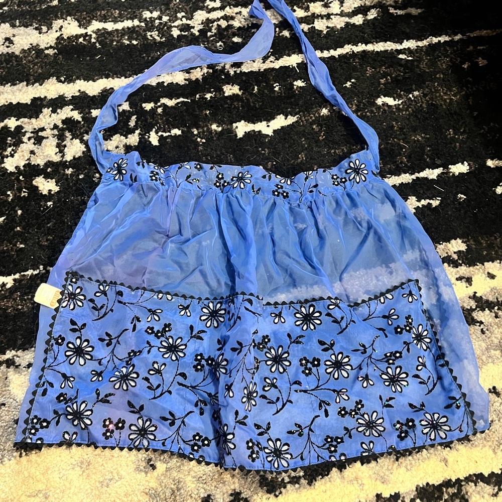 Vintage embroidered apron